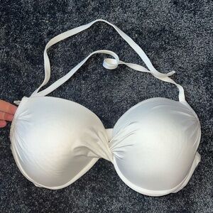 White bikini top size D/DD
